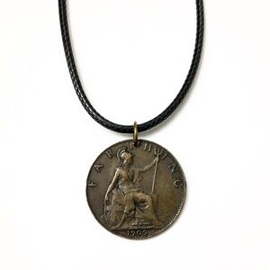 Antique 1909 Coin Necklace
